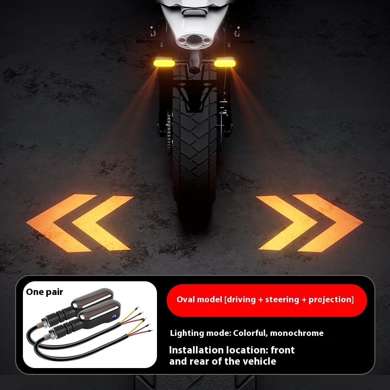 Motorcycle Projection Turn Light LED Turn Highlight Warning Light view 7