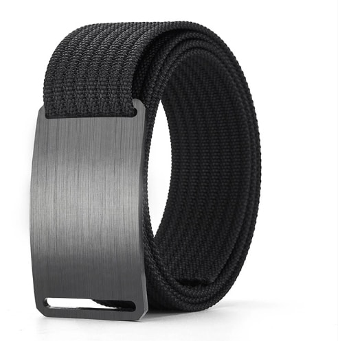 Woven Nylon With Canvas Adjustable Leisure Belt view 6