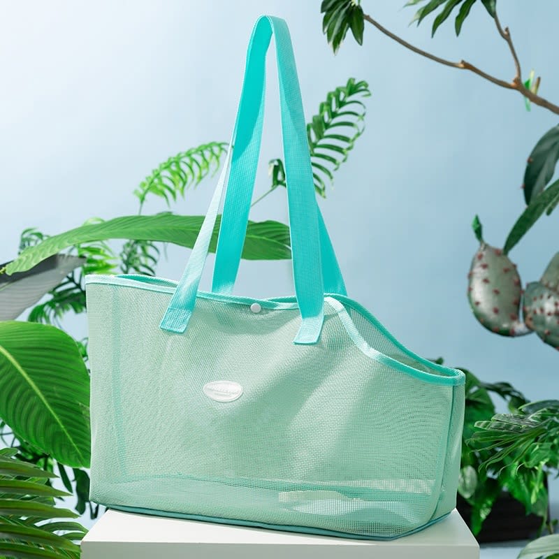 Spring And Summer Cat Out Breathable Mesh Crossbody Hand Bag view 2