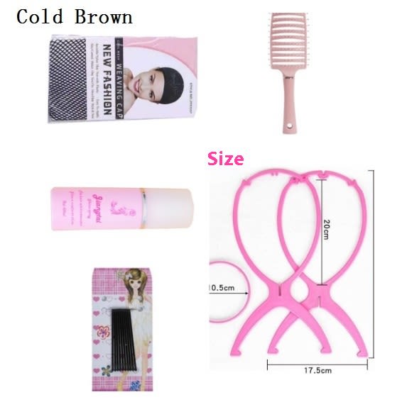 Full Repair Inner Angle High Level Long Straight Hair Full-head Wig view 2