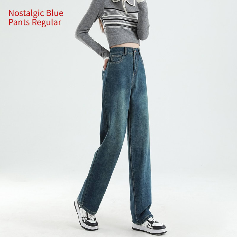 Summer Thin Elastic Waisted Jeans For Women view 6