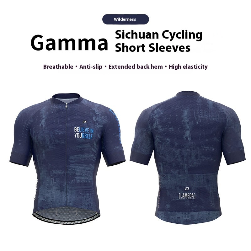 Short-sleeve Cycling Clothes Top Mountain Highway Vehicle Bicycle Breathable Sports view 7