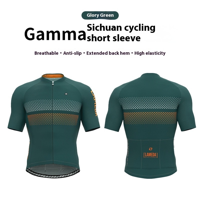 Short-sleeve Cycling Clothes Top Mountain Highway Vehicle Bicycle Breathable Sports view 11