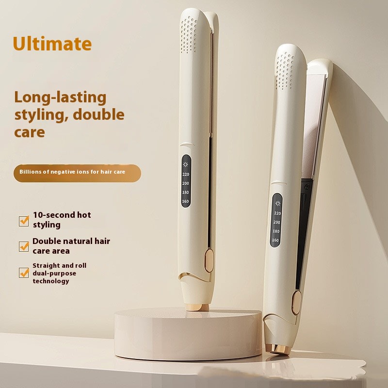 LCD Screen Hair Straightener Multi-gear Temperature Control Dual-use view 5