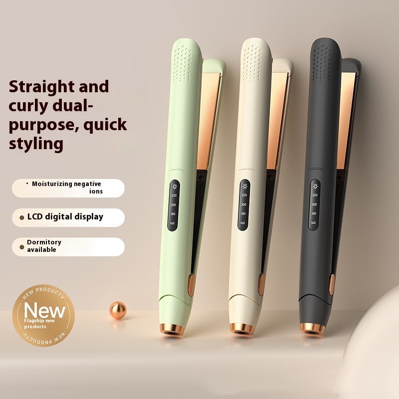 LCD Screen Hair Straightener Multi-gear Temperature Control Dual-use view 2