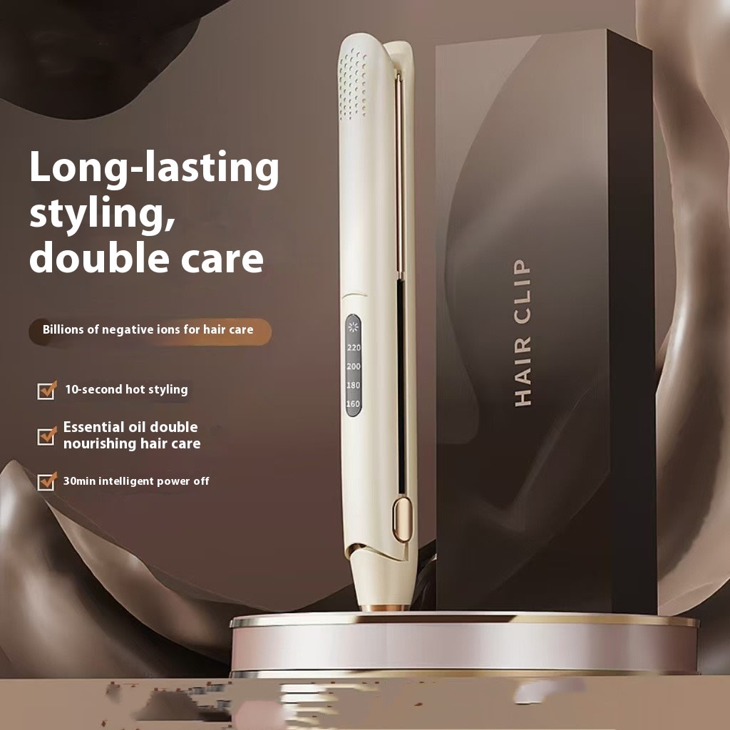 LCD Screen Hair Straightener Multi-gear Temperature Control Dual-use view 4