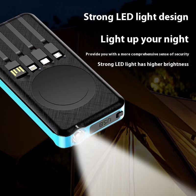 Solar Charging Unit With Cable Portable Waterproof view 3