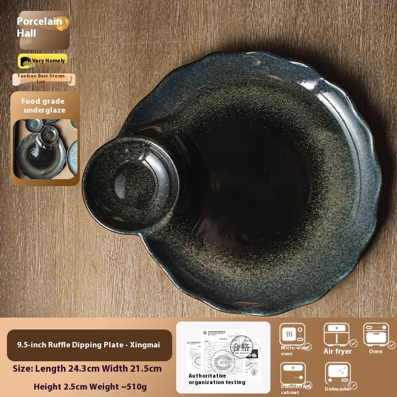Creative Japanese Style Ceramic Minimalist Tableware For Household Dishes view 7