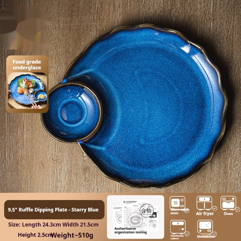 Creative Japanese Style Ceramic Minimalist Tableware For Household Dishes view 6