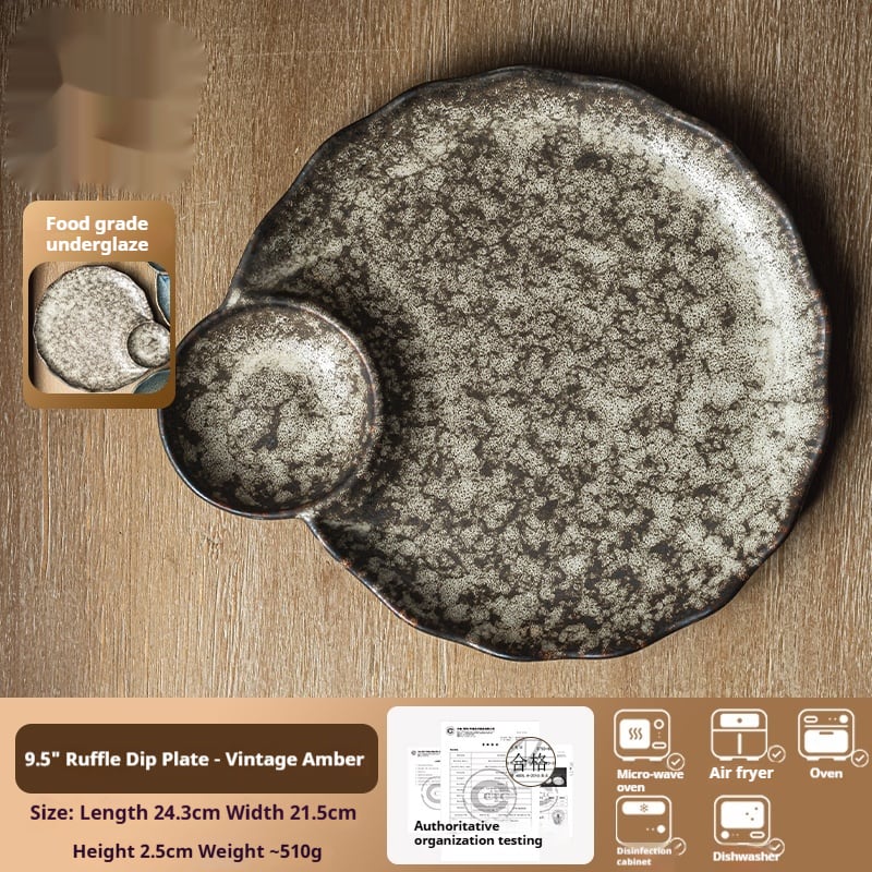 Creative Japanese Style Ceramic Minimalist Tableware For Household Dishes view 5