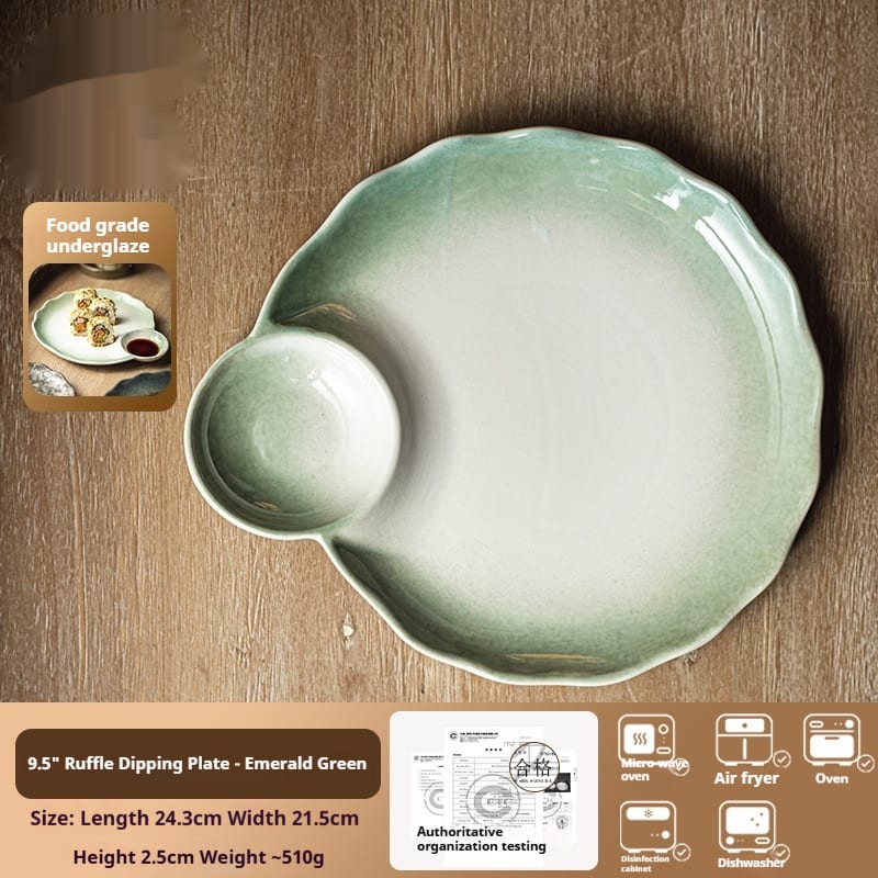 Creative Japanese Style Ceramic Minimalist Tableware For Household Dishes view 3