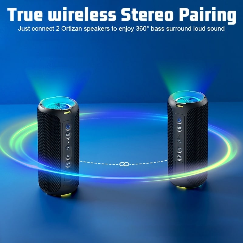 Multi-sound Luminous 40W Wireless Bluetooth Fabric Speaker view 4