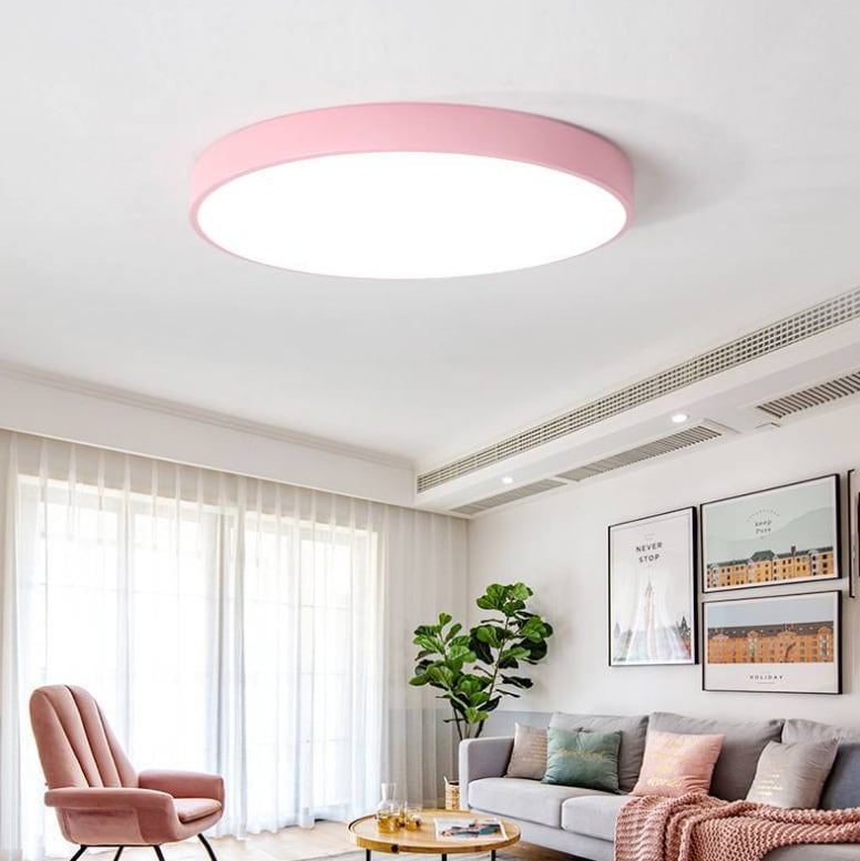 Modern minimalist ceiling light view 10