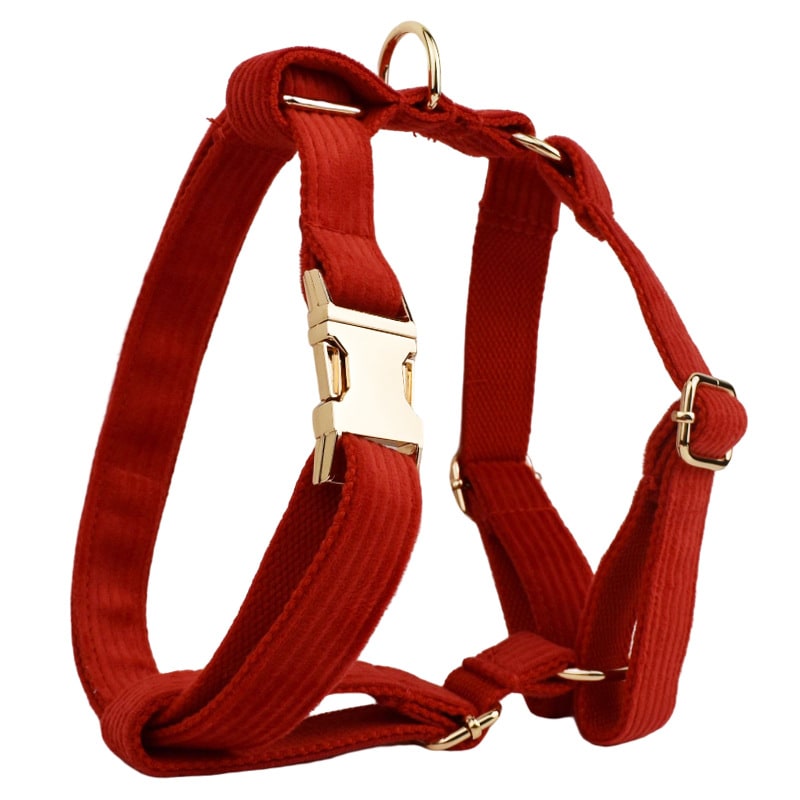 Corduroy Pet Collar Traction Rope view 18