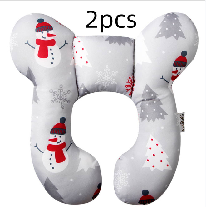 Infant Pillow  Baby Bed  U-Shaped Safety Seat  Neck Guard  Fixed Stereotyped Stroller Pillow view 26