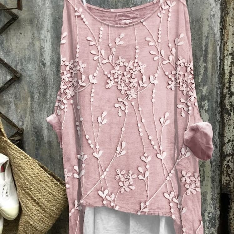 New Casual Long Sleeve Loose Printed Women's T-shirt view 3