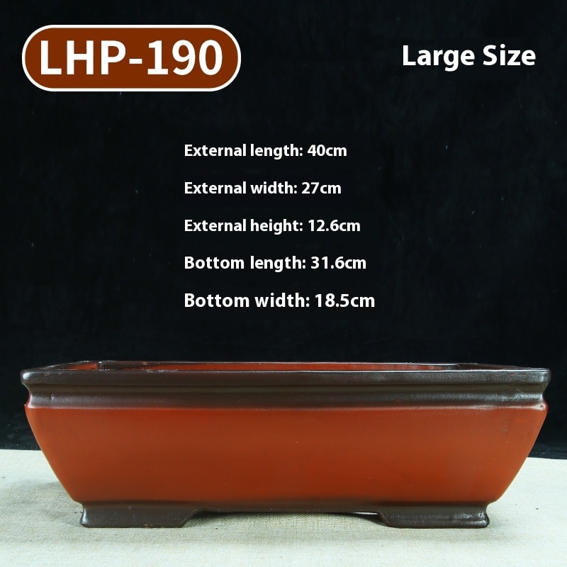 Yixing Purple Sand Flower Pot Extra Large Ceramic Bonsai view 6