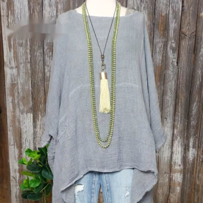 New Casual Long Sleeve Loose Printed Women's T-shirt view 8