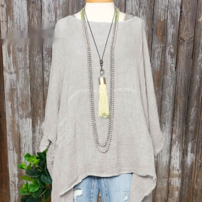 New Casual Long Sleeve Loose Printed Women's T-shirt view 4