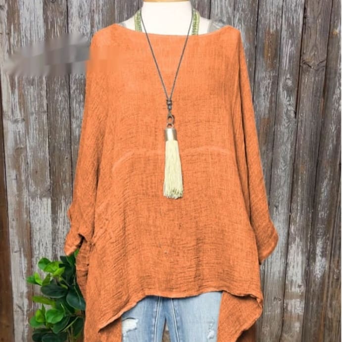New Casual Long Sleeve Loose Printed Women's T-shirt view 6