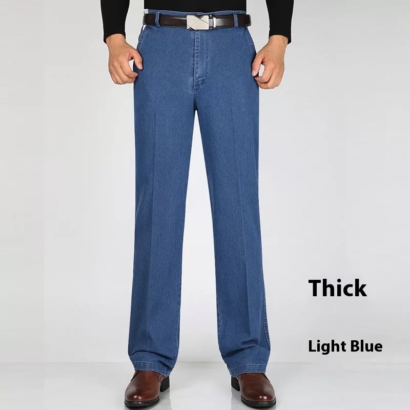 Men's Jeans High Waist Loose Casual Denim Trousers Denim Trousers view 10