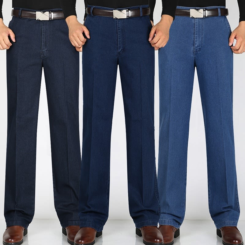 Men's Jeans High Waist Loose Casual Denim Trousers Denim Trousers view 8