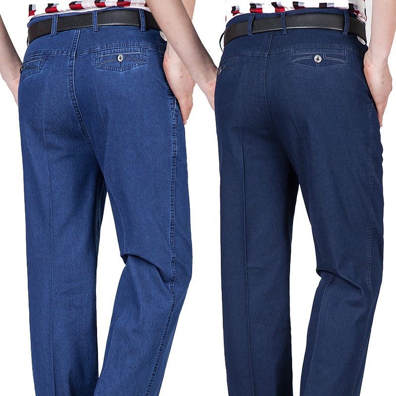 Men's Jeans High Waist Loose Casual Denim Trousers Denim Trousers view 4