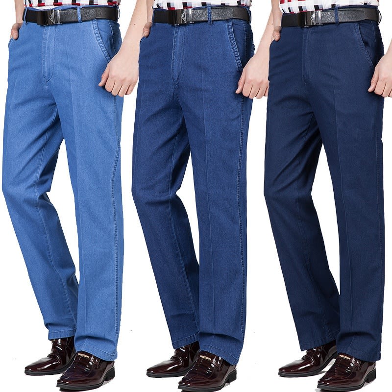 Men's Jeans High Waist Loose Casual Denim Trousers Denim Trousers view 5