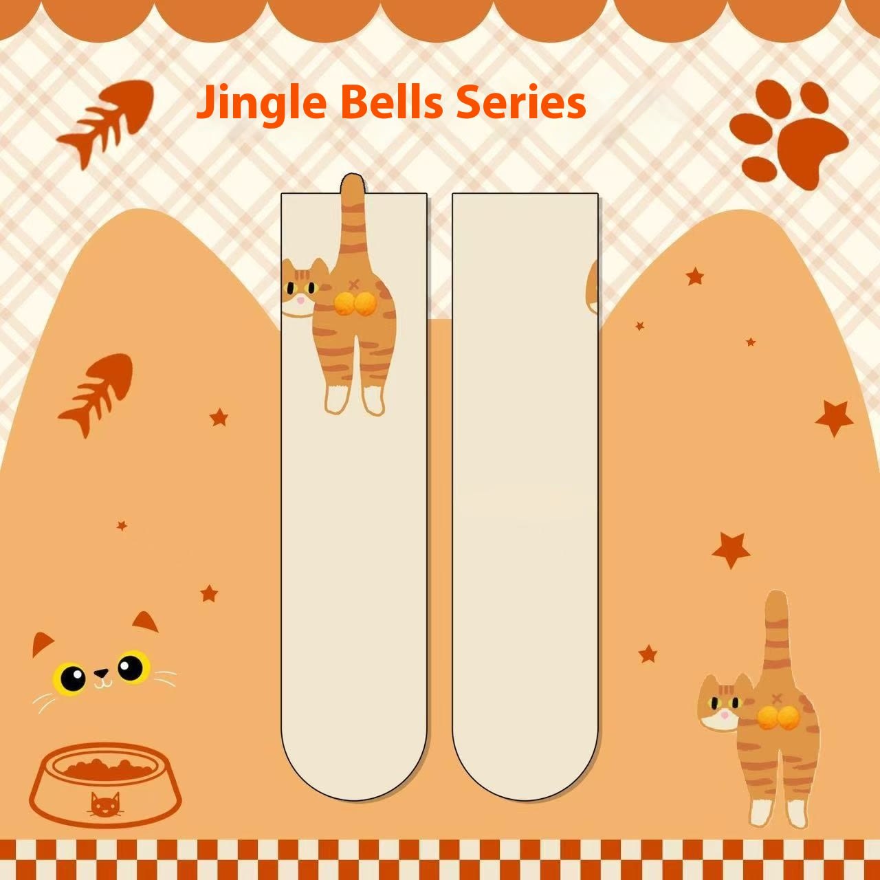 Cute Cat Socks With Balls Summer Breathable Soft Cotton Socks Funny Cotton Sock Middle Tube Girl Women Novelty Sport Socks view 8