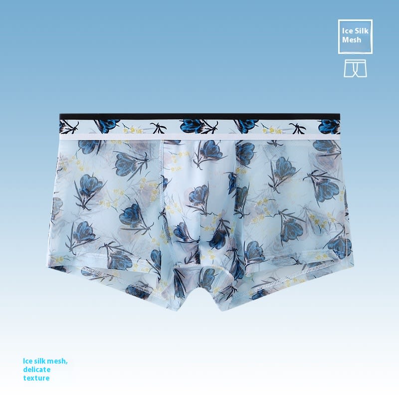 Mesh Ultra-thin Breathable Men's Boxer Shorts view 6