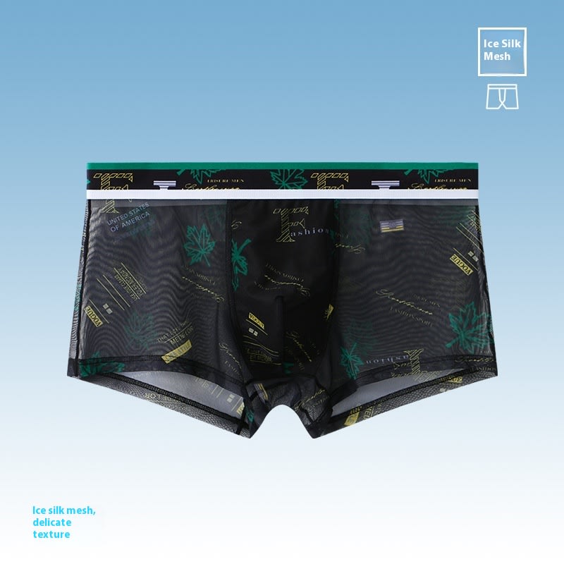 Mesh Ultra-thin Breathable Men's Boxer Shorts view 8