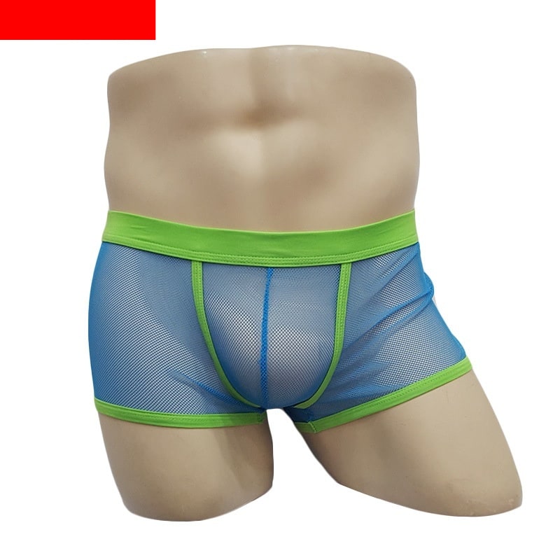 Men's Mesh Transparent Boxers Low Waist view 4