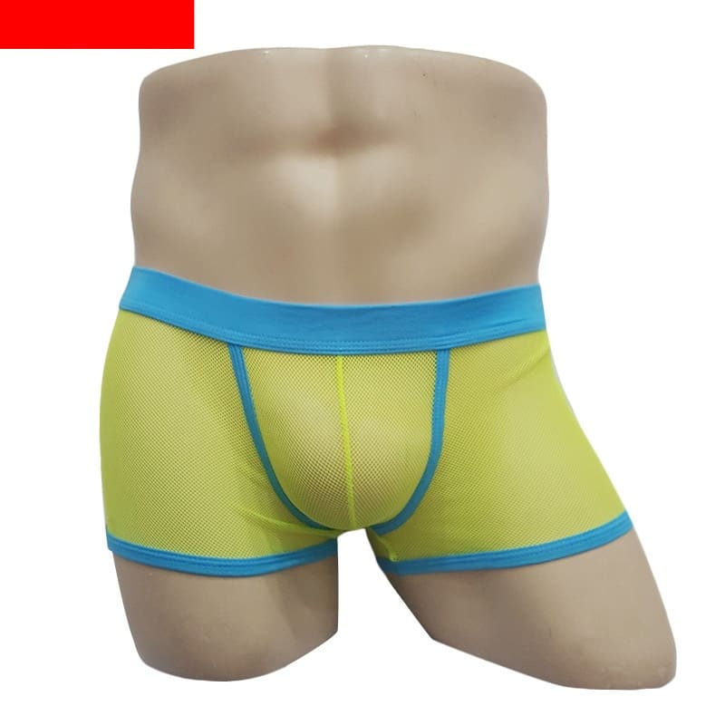 Men's Mesh Transparent Boxers Low Waist view 7