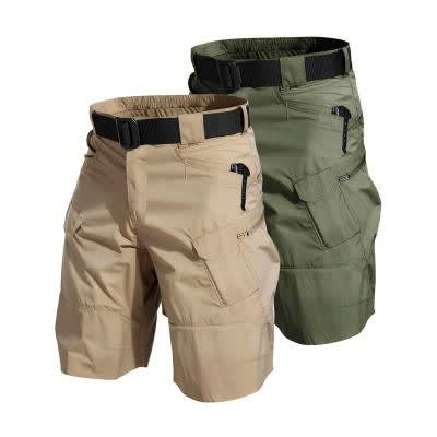 City Tactical Casual Shorts Workwear Plaid Fabric Waterproof view 9