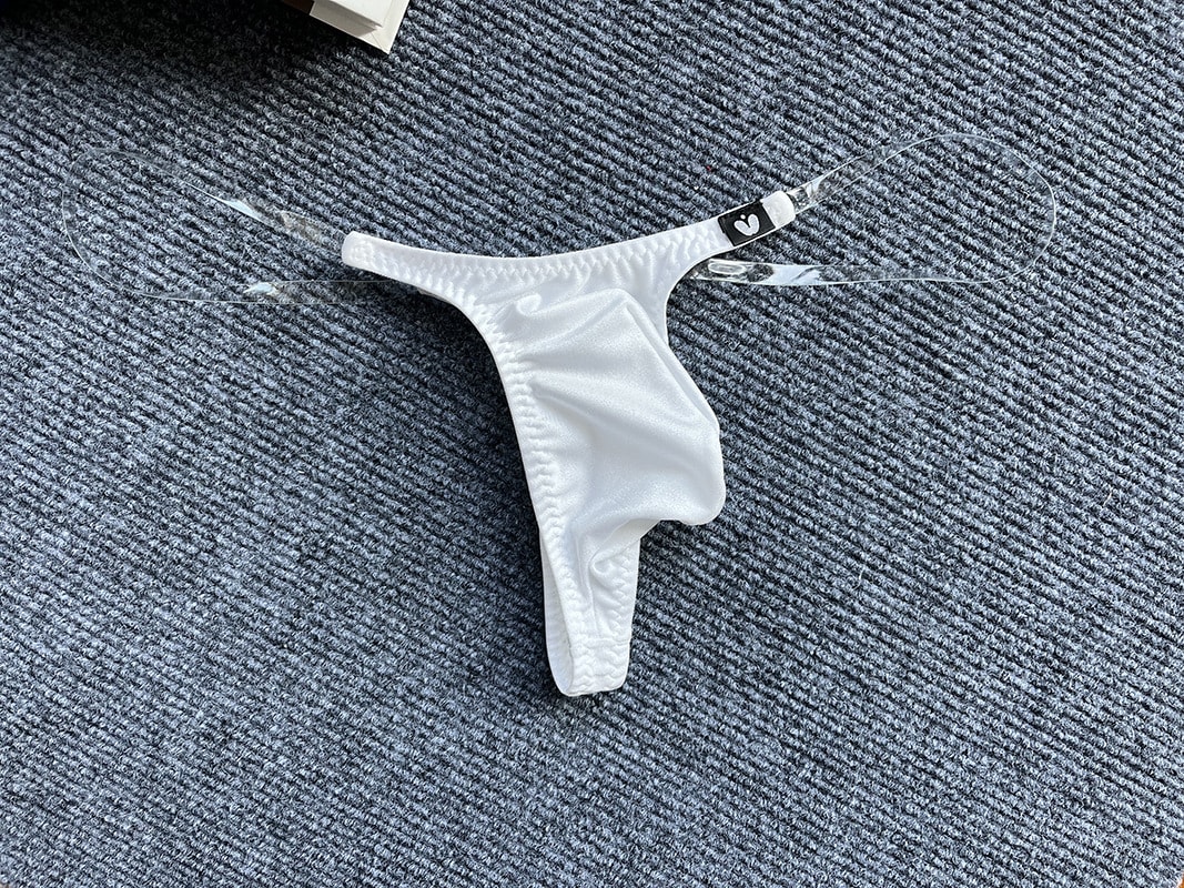 Invisible Transparent Belt Low Waist Pouch Underpants