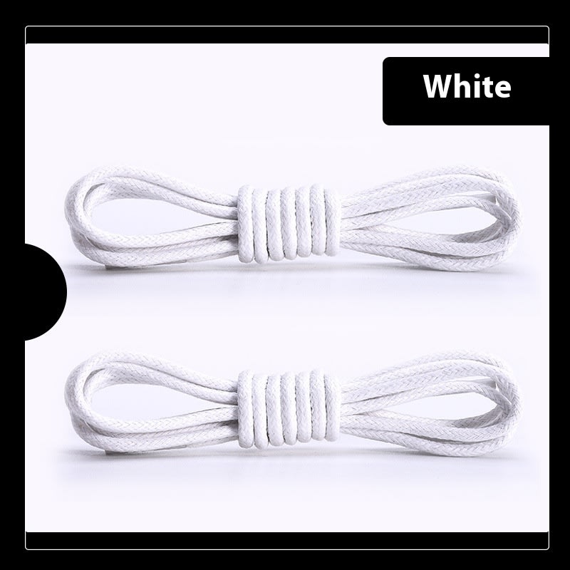 Leather Shoes Boots Wax Rope Round Shoelace A Pair view 7
