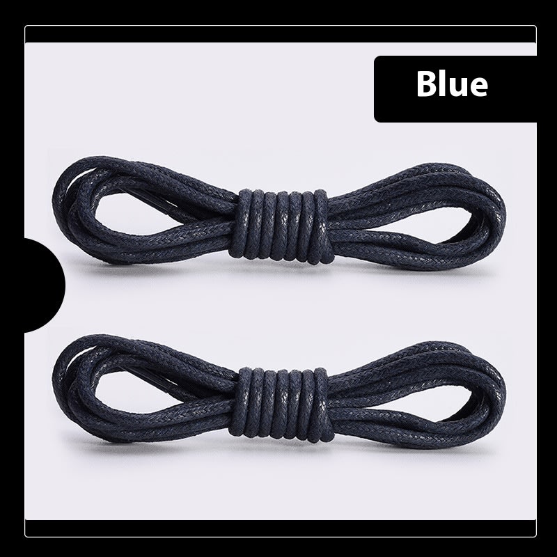Leather Shoes Boots Wax Rope Round Shoelace A Pair view 12