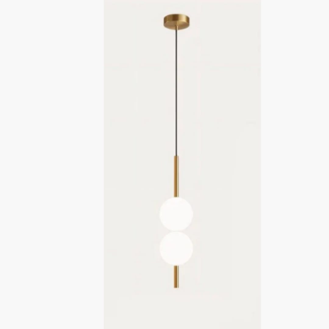 Bedside Chandelier Simple Modern Master Bedroom view 5