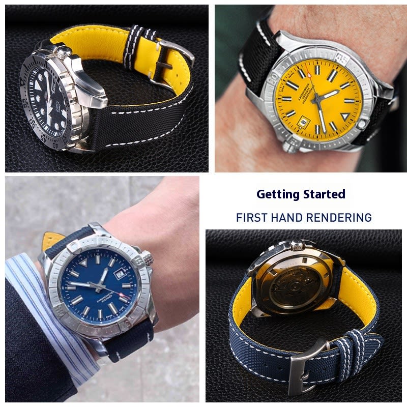 Nylon Watchband Watch Accessories Men view 3