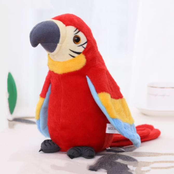 Electric Talking Parrot Plush Toy Cute Speaking Record Repeats view 3