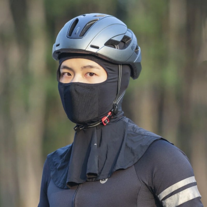 Sunscreen Cycling Head Cover Motorcycle Ice Silk Face view 2