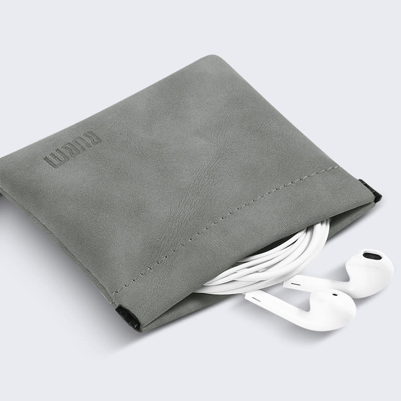 BUBM Portable Stainless Steel Shrapnel Earphone Storage Bag Headphone Accessories memory Card USB Organizer Cable Storage Bag view 2