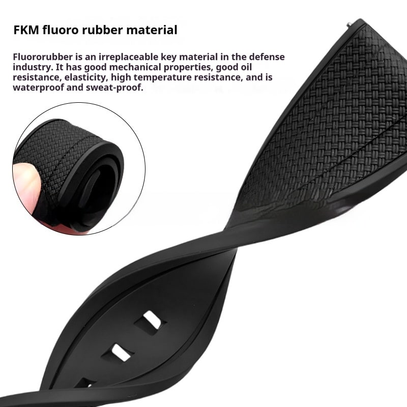 Applicable Fluororubber Strap For Men view 5