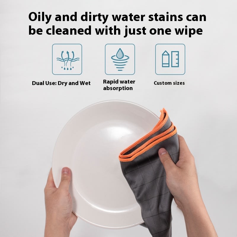 Carbon Fiber Water Absorption And Water Removal Marks Are Not Easy To Lint And Wipe Car Glass Cleaning Towel view 6