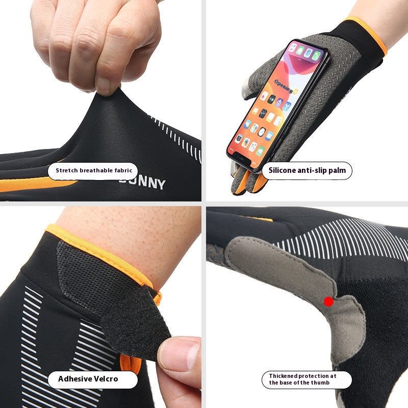 Outdoor Cycling Gloves Sun Protection Wear-resistant Shock Absorption view 7