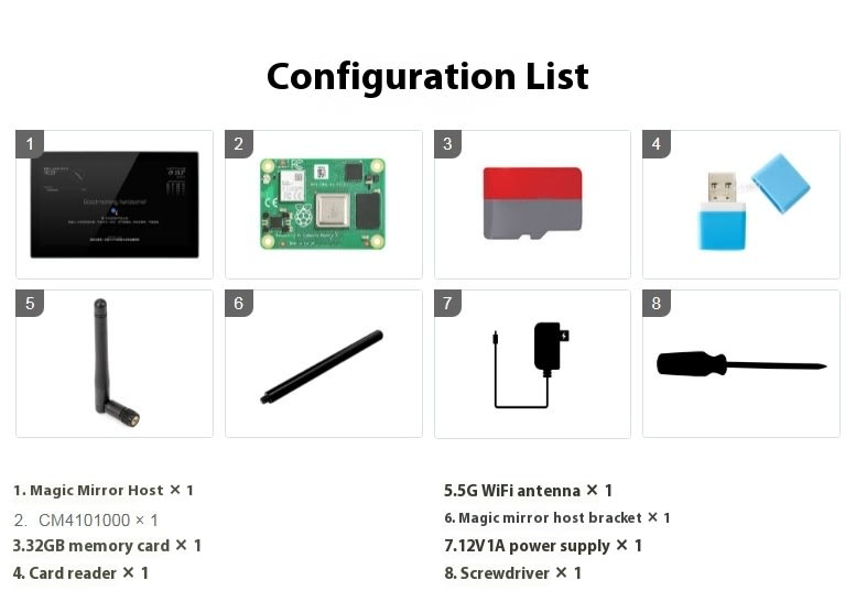 133 Integrated Computer Voice Assistant CM4 Main Control Touch Display view 2