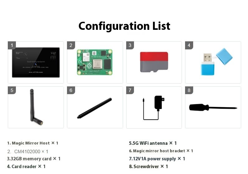 133 Integrated Computer Voice Assistant CM4 Main Control Touch Display view 8
