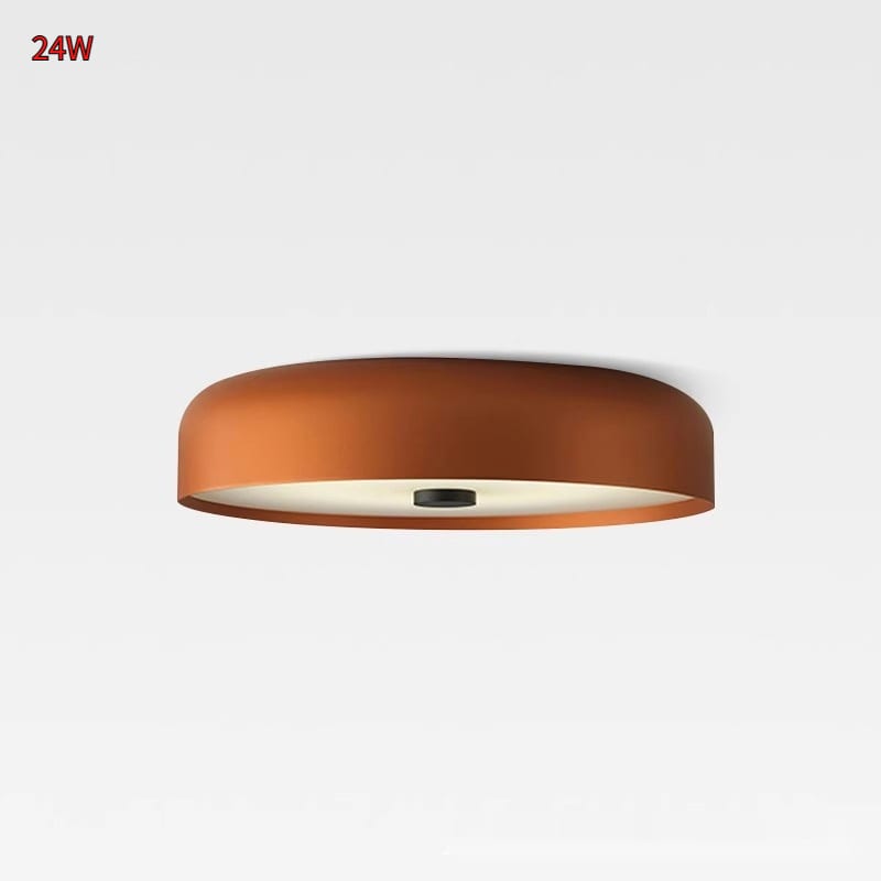 Italian Round Modern Minimalist Bedroom Ceiling Lamp view 3