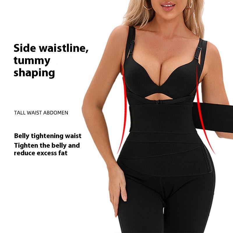 Women's High Waist Hip Raise Pants One-piece Corset view 5