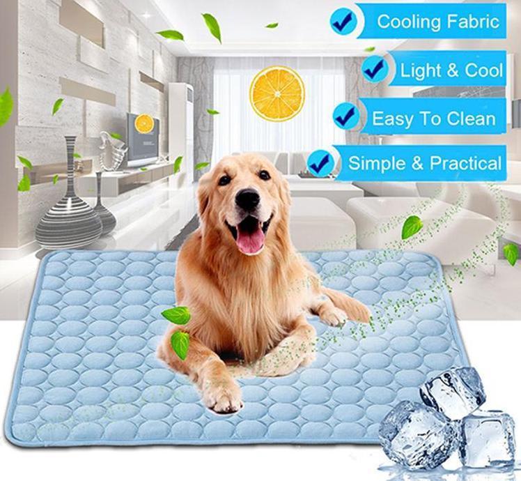 Pet Dog Cat Ice Silk Cold Nest Pad For Cooling In Summer view 7
